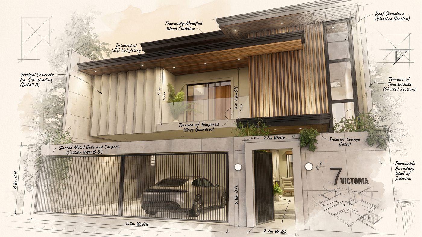 7 Victoria — annotated design study by Dreampro Concepts